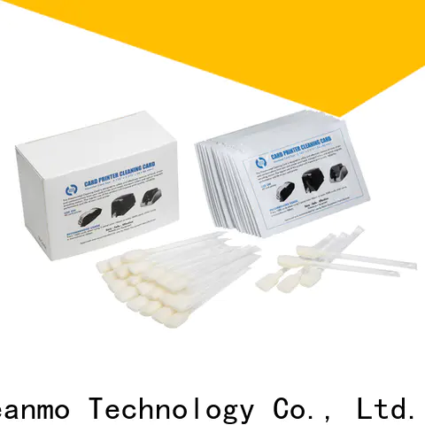 Cleanmo pvc zebra cleaners manufacturer for ID card printers