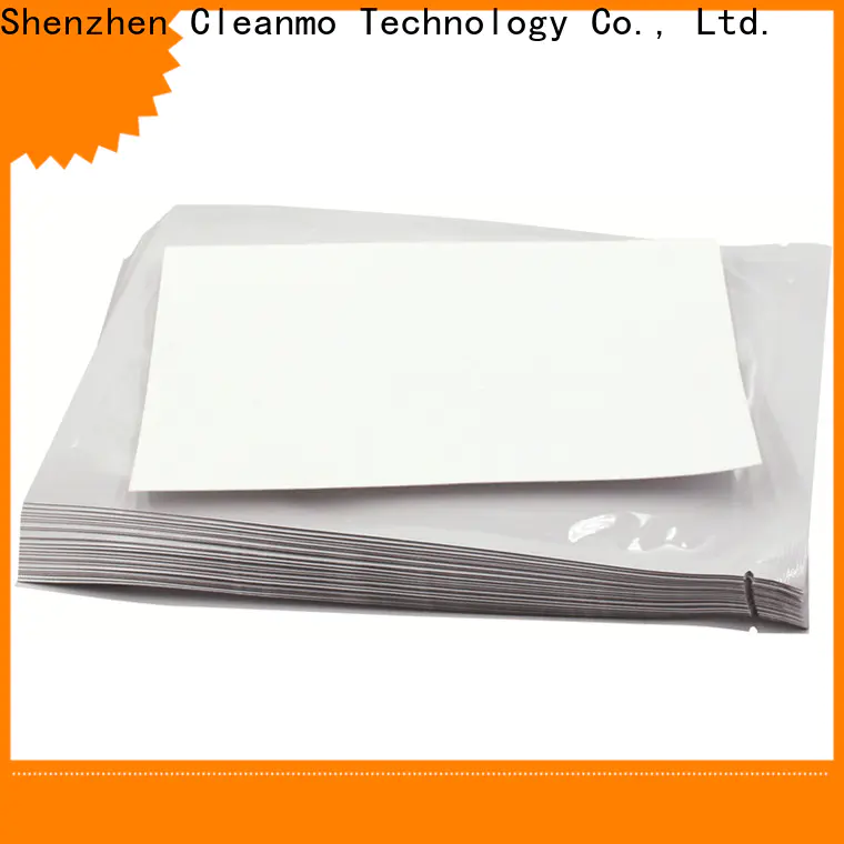 Cleanmo Aluminum Foil Evolis Cleaning cards factory price for ID card printers
