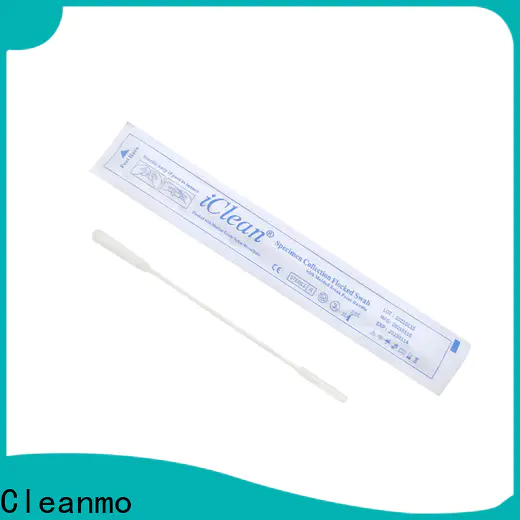 Cleanmo Nylon Fiber head nylon flocked nasopharyngeal swab supplier for cytology testing