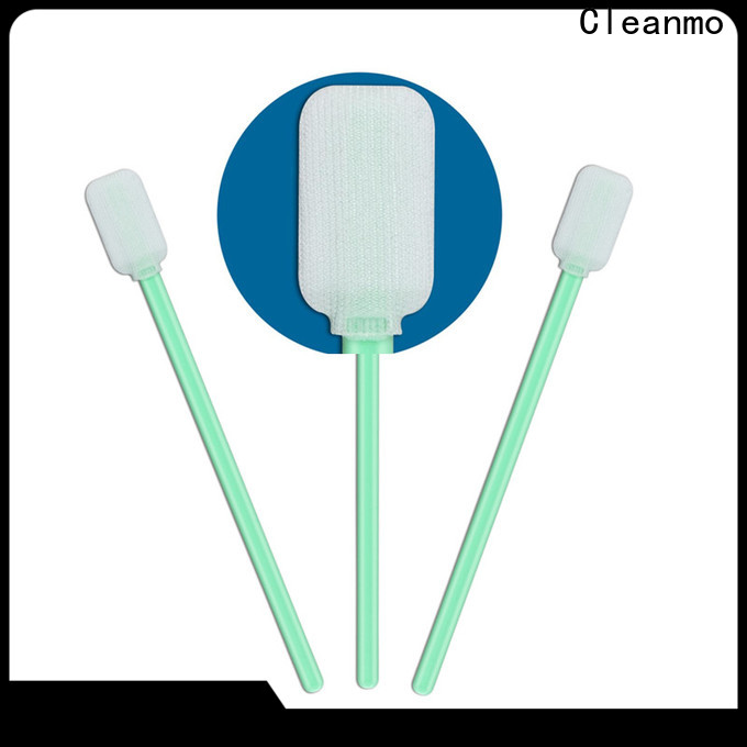 Cleanmo double-layer knitted polyester dacron swab manufacturer for microscopes