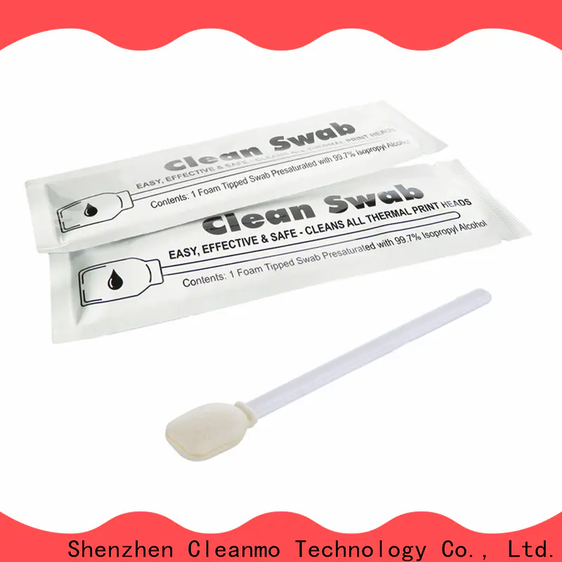 Cleanmo PP print head cleaning swabs factory for ATM/POS Terminals