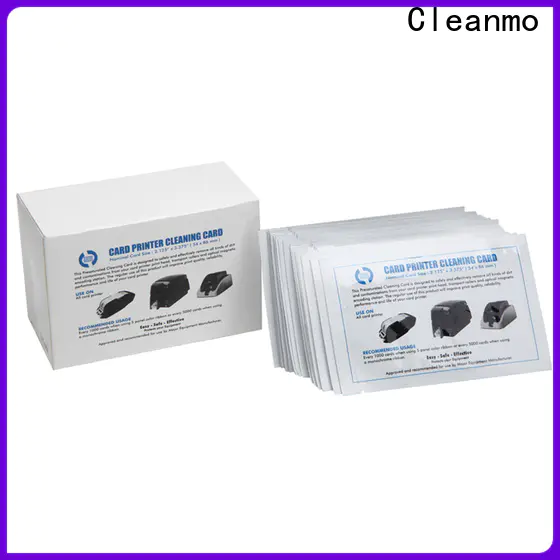 Cleanmo pvc zebra cleaning kit factory for ID card printers