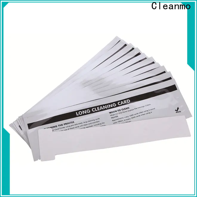 Cleanmo Hot-press compound printer cleaning supplies supplier for ID card printers