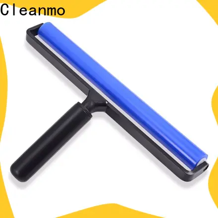 Cleanmo silicone with aluminum alloy lint roller wholesale for glass surface