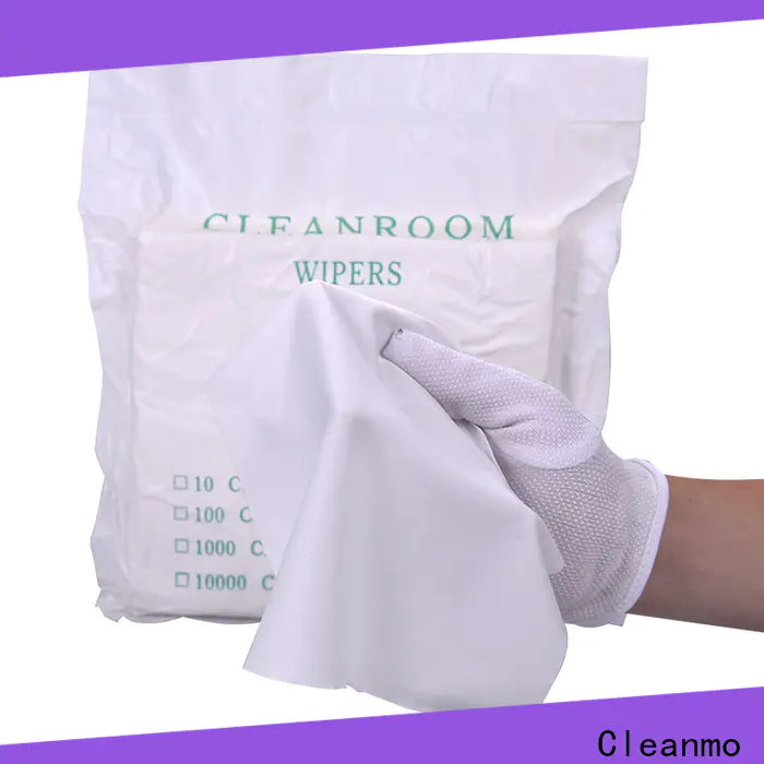 good quality microfiber lens wipes 30% nylon supplier for chamber cleaning