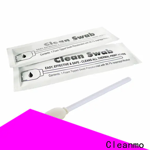 Cleanmo Custom ODM printhead cleaning swabs supplier for ID Card Printers
