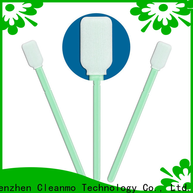 Cleanmo flexible paddle polypropylene polyester swab factory for microscopes