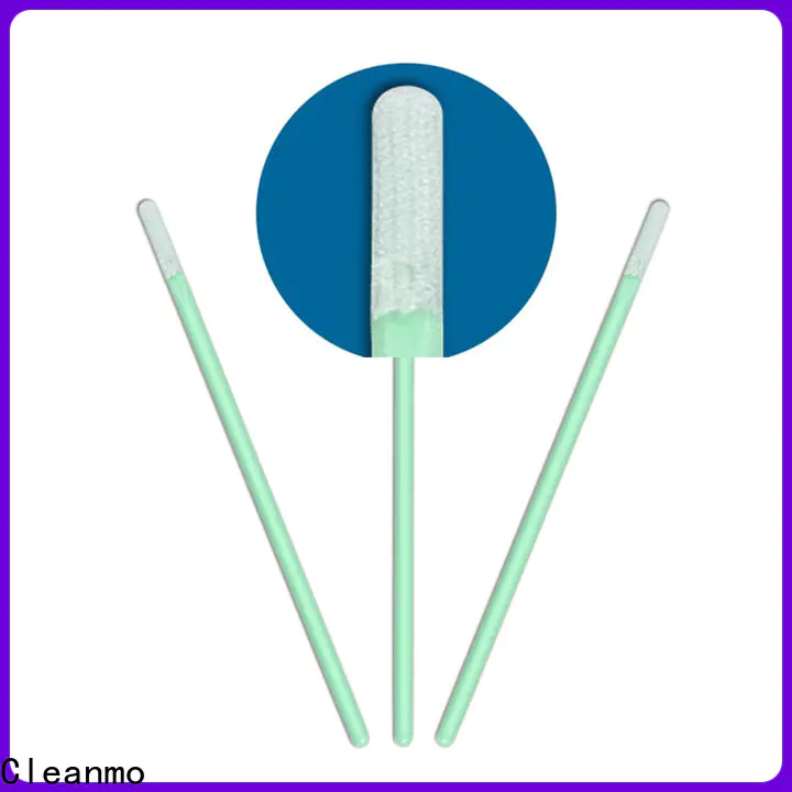 Cleanmo EDI water wash optic cleaning swabs factory price for excess materials cleaning