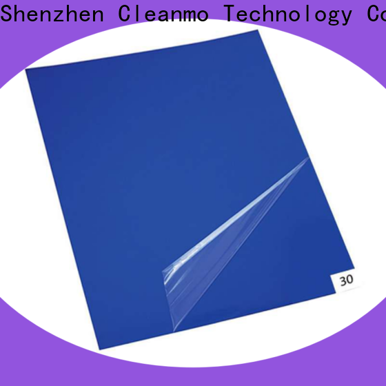 Cleanmo cleanroom tacky mat supplier for cleanroom entrances