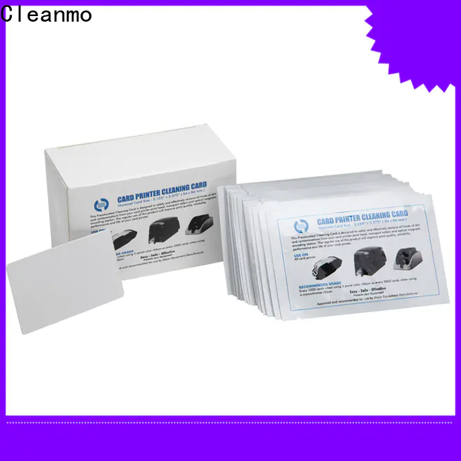 Cleanmo ODM credit card cleaner wholesale for POS Terminal