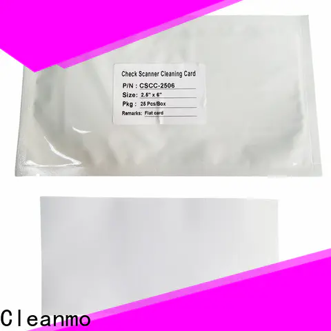 Cleanmo quick digital check cleaning cards manufacturer for Digital Check TellerScan