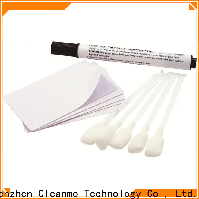 Cleanmo ODM high quality magic bullet printer cleaner supplier for PR5360LE TeamNisca ID Card Printers