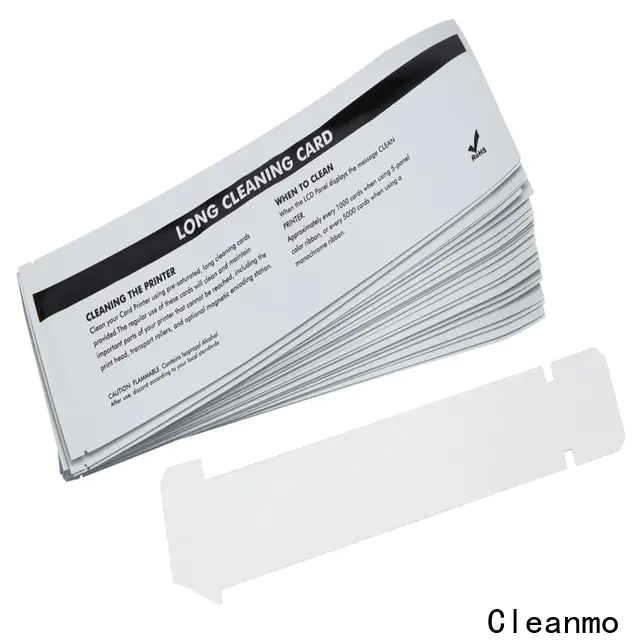 Cleanmo OEM zebra cleaning kit factory for ID card printers