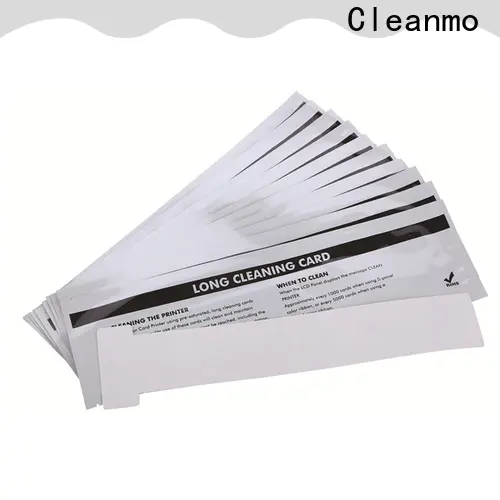 Cleanmo high quality Evolis Cleaning cards wholesale for Cleaning Printhead