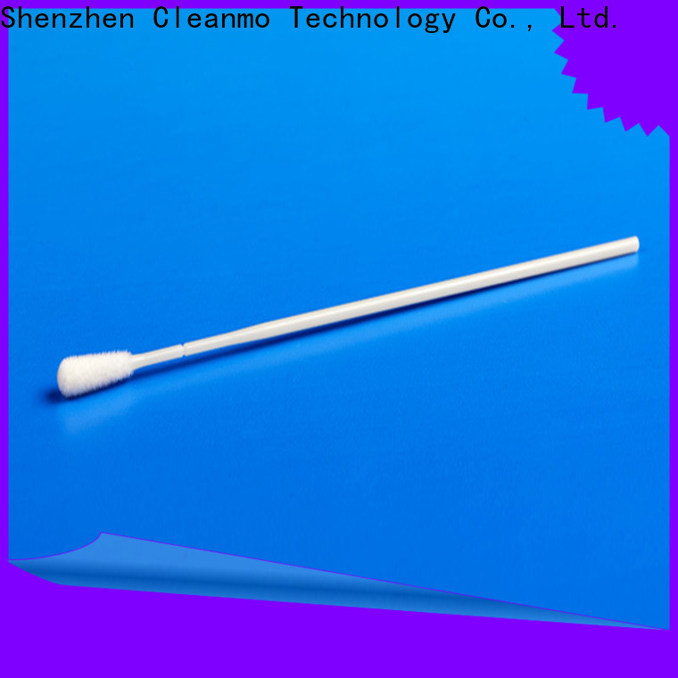 Cleanmo frosted tail of swab handle bacteria swabs supplier for rapid antigen testing