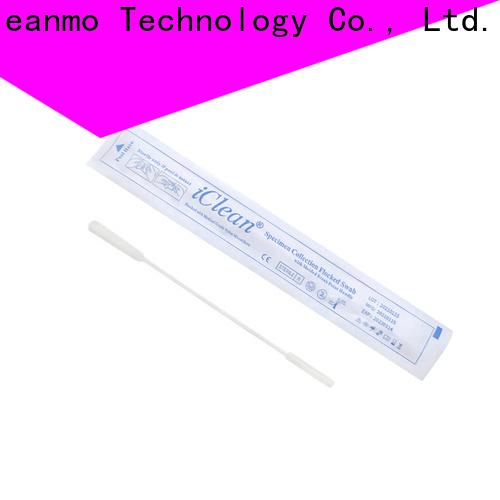 Cleanmo ABS handle flocked nylon swab supplier for hospital