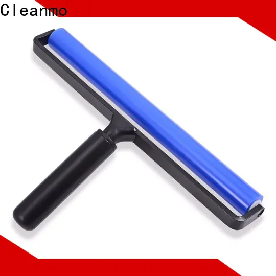 Cleanmo Black Plastic resuable lint roller wholesale for computer screen