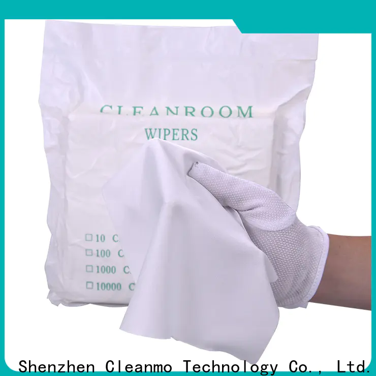 Cleanmo microfiber yarns microfiber lens wipes supplier for stainless steel surface cleaning