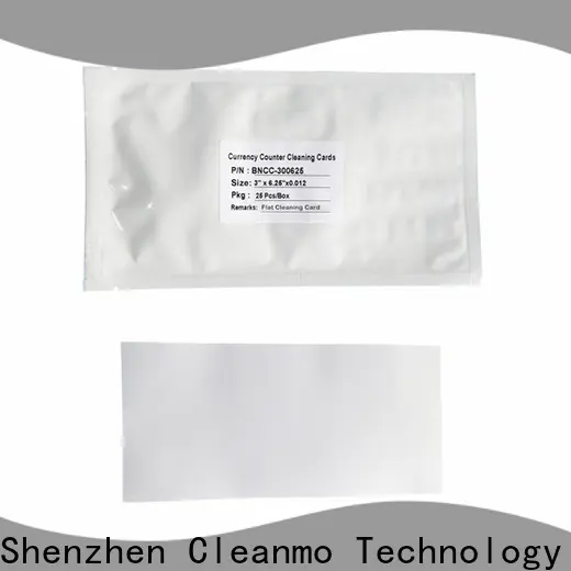 Cleanmo efficient ncr cleaning cards manufacturer for Banknote Counter