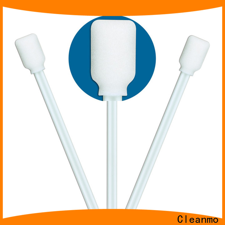 Cleanmo green handle ear swab supplier for general purpose cleaning