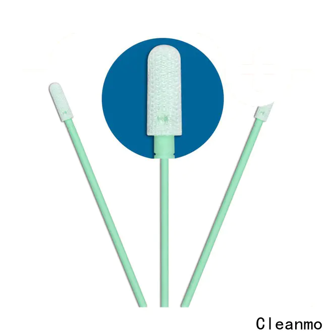 safe material sterile polyester swabs double-layer knitted polyester wholesale for microscopes