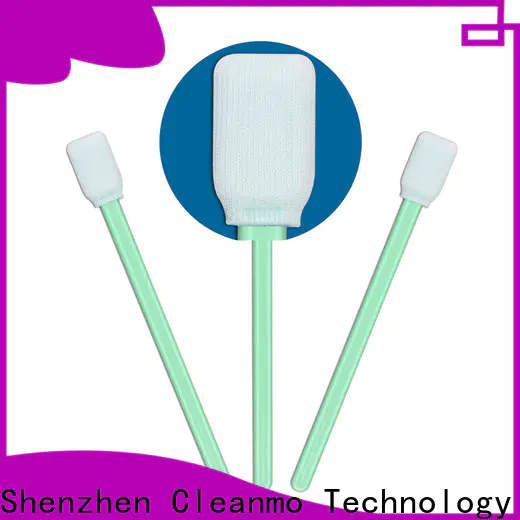 Cleanmo safe material polyester tube swabs supplier for general purpose cleaning
