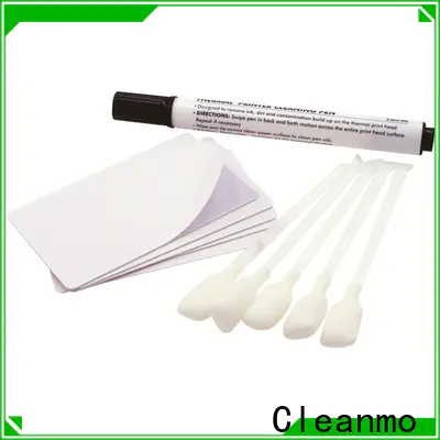 Cleanmo OEM high quality Nisca printer cleaning kits manufacturer for PR5360LE TeamNisca ID Card Printers