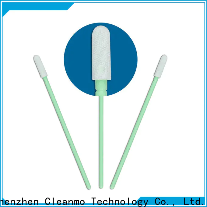 ESD-safe Disposable Microfiber Swabs Polypropylene handle manufacturer for general purpose cleaning