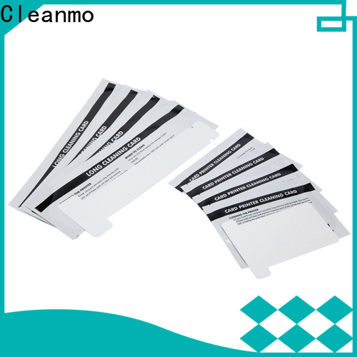 Cleanmo blending spunlace zebra cleaning kit supplier for ID card printers