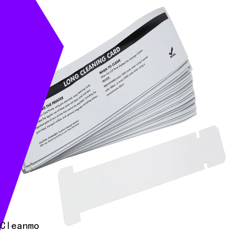 Cleanmo pvc zebra cleaning card factory for cleaning dirt