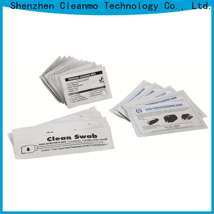 Cleanmo Electronic-grade IPA Snap Swab evolis cleaning kits supplier for ID card printers