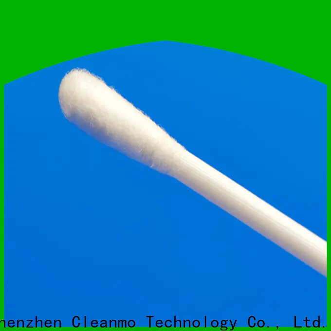 Cleanmo frosted tail of swab handle nasopharyngeal nylon flocked swab supplier for hospital