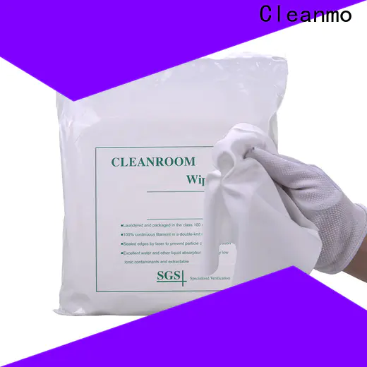 Cleanmo Bulk buy polyester wiper factory direct for medical device products