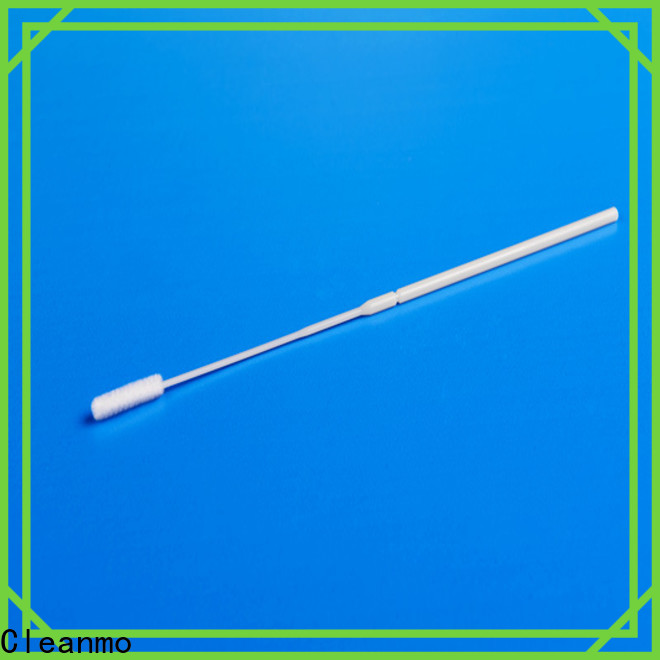 Cleanmo ABS handle nasopharyngeal nylon flocked swab wholesale for rapid antigen testing