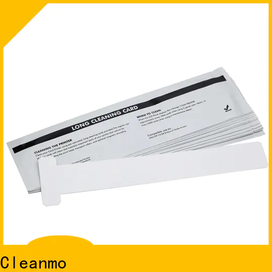 Cleanmo pvc zebra cleaners supplier for ID card printers