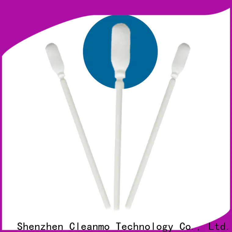 Cleanmo small ropund head foam swabsticks manufacturer for Micro-mechanical cleaning