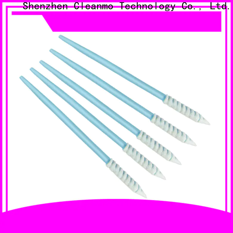 Cleanmo Bulk purchase custom foam tipped swabs manufacturer for Micro-mechanical cleaning