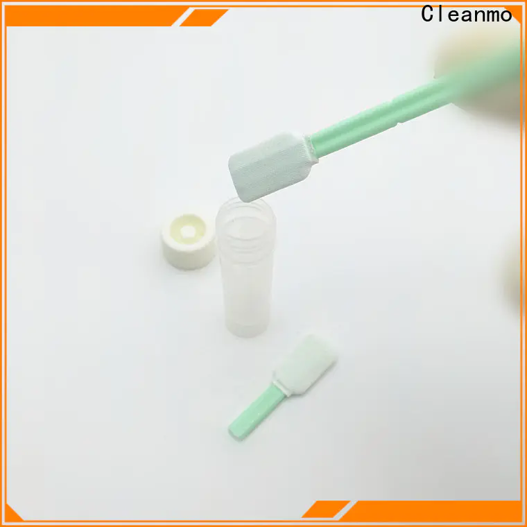 Bulk purchase high quality sterile swab stick Double layered head supplier for the analysis of rinse water samples